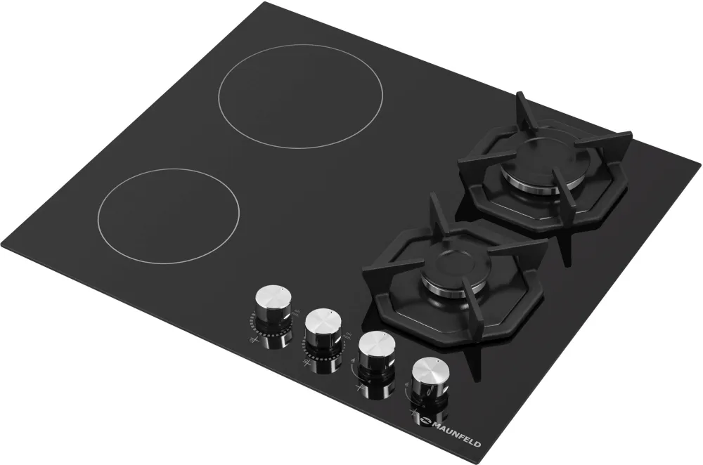 Газовая варочная поверхность Maunfeld EEHG.642VC.2CB/KG черный