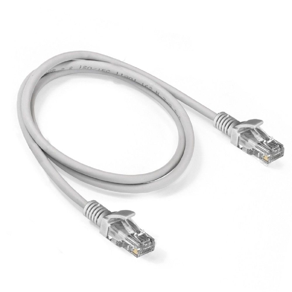 Exegate EX286381RUS Патч-корд LSZH UTP-RJ45-RJ45-5e-1M-LSZH-GY, UTP, cat.5e, 1м, серый