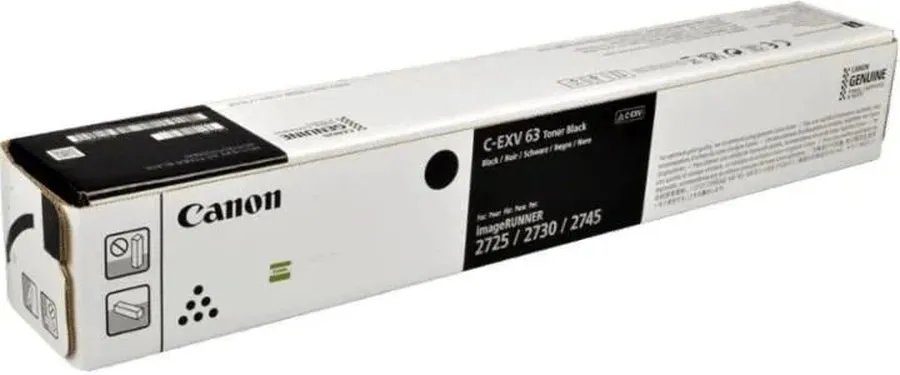 Картридж лазерный Canon C-EXV63 5142C002 черный для Canon iR2725i/2730i