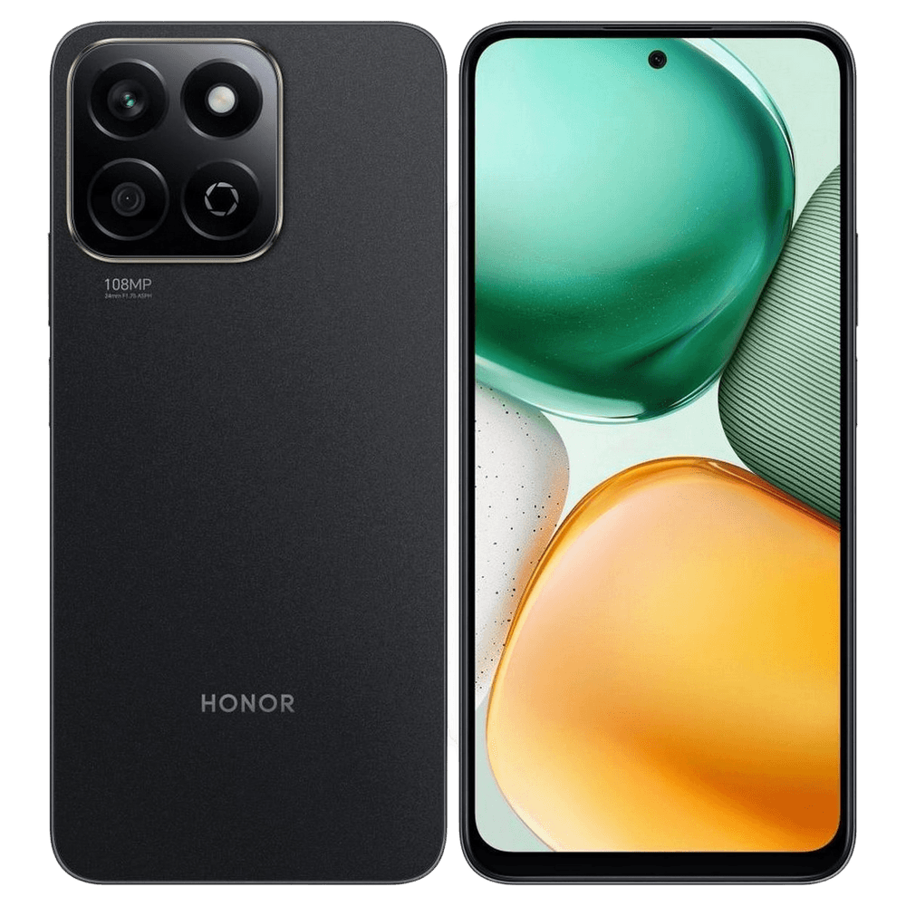 Смартфон HONOR X7C 6+128Gb черный (5109BKCX) 