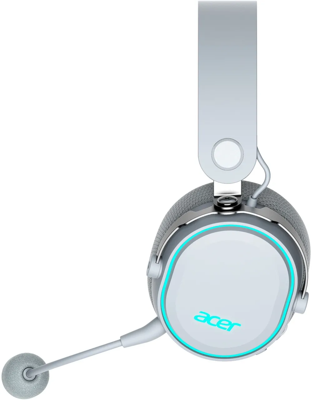 Наушники с микрофоном Acer OHR303 белый мониторные BT/Radio/3.5mm оголовье (ZL.HDSEE.00A)