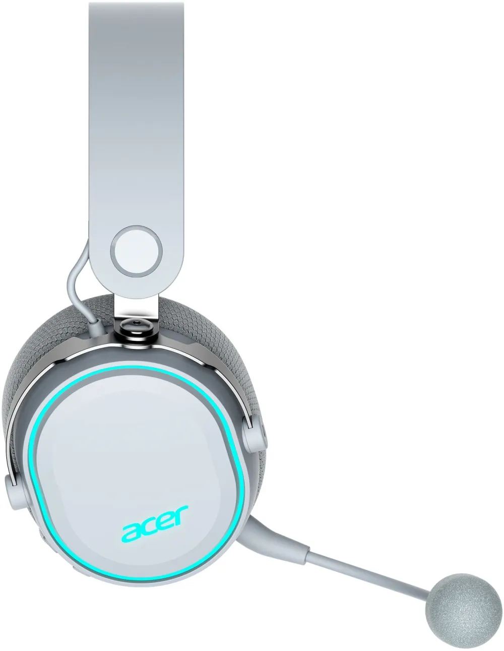 Наушники с микрофоном Acer OHR303 белый мониторные BT/Radio/3.5mm оголовье (ZL.HDSEE.00A)