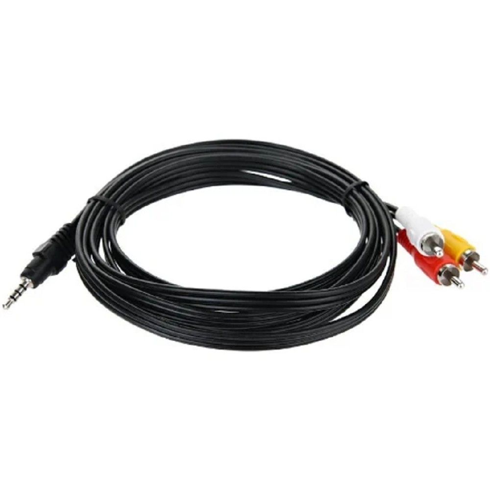 Telecom Кабель соединительный (TAV4545-2) 3.5 Jack (M)/3 RCA (M) [6926123462287]