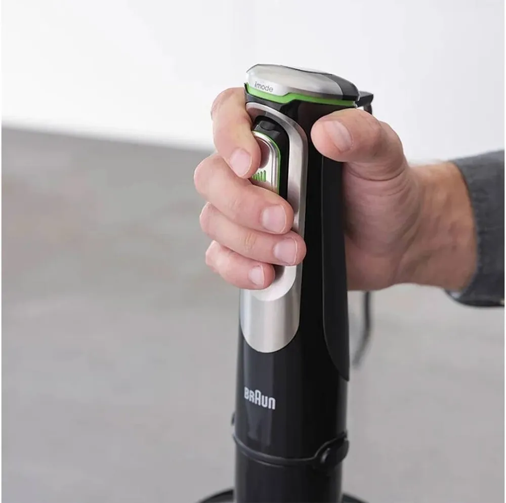 Блендер погружной Braun MultiQuick 9 MQ9195XLI 1200Вт черный