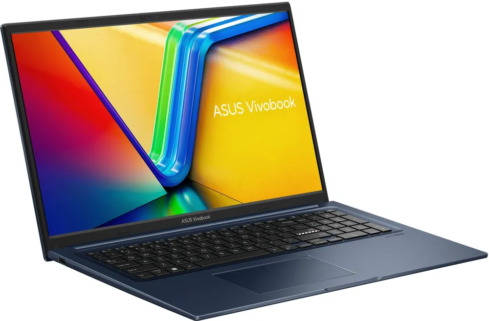 Ноутбук Asus Vivobook 17 X1704VA-AU982 Core 5 120U 16Gb SSD512Gb Intel Graphics 17.3" IPS FHD (1920x1080) без ОС blue WiFi BT Cam (90NB13X2-M00ML0)