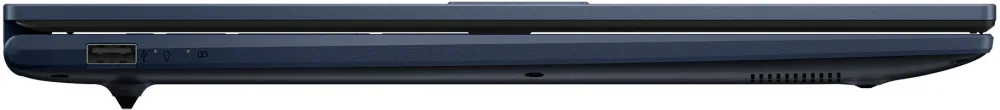 Ноутбук Asus Vivobook 17 X1704VA-AU982 Core 5 120U 16Gb SSD512Gb Intel Graphics 17.3" IPS FHD (1920x1080) без ОС blue WiFi BT Cam (90NB13X2-M00ML0)