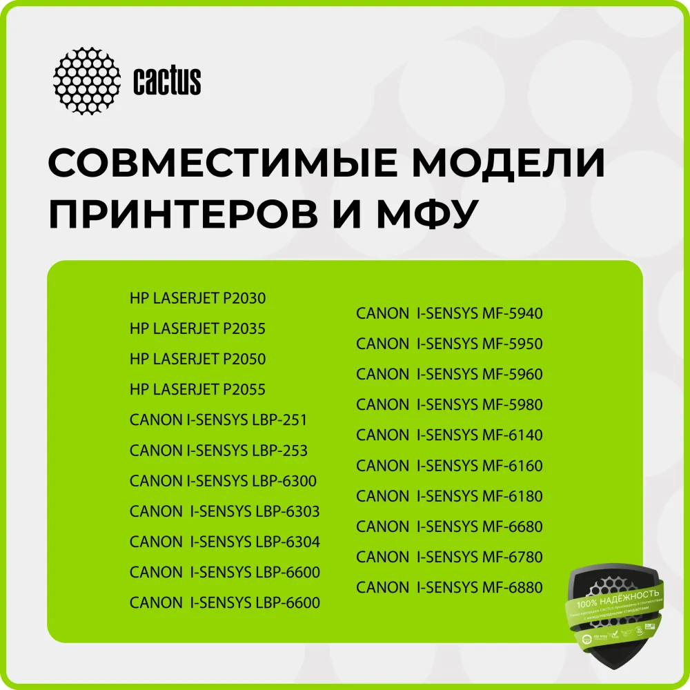 Печка в сборе Cactus CS-FU-HP-P2035 (RM1-6406/RM2-2905) (новая) для HP LJ P2030/P2035/P2050/P2055 Canon LBP-6300/6650/6670/6680 MF-5840/5880/5940/5950/5960/6680 200000стр.