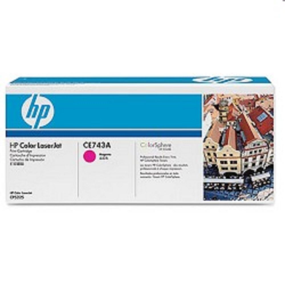 Картридж лазерный HP 307A CE743A пурпурный бар.в компл. (7300стр.) для HP CLJ CP5225