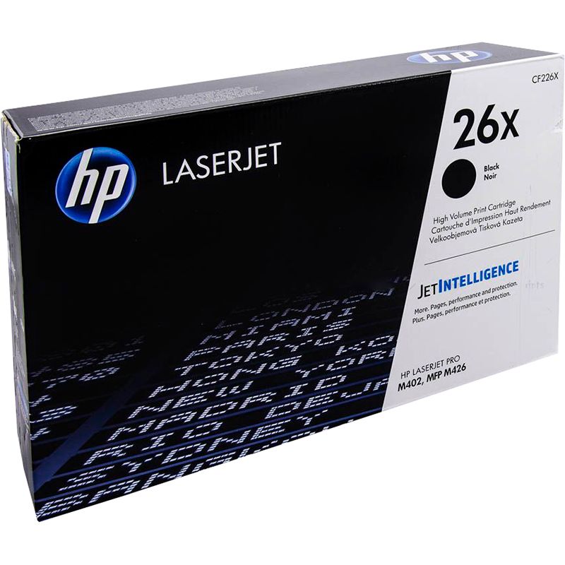 Картридж лазерный HP 26X CF226X черный бар.в компл. (9000стр.) для HP LJ Pro M402/M426