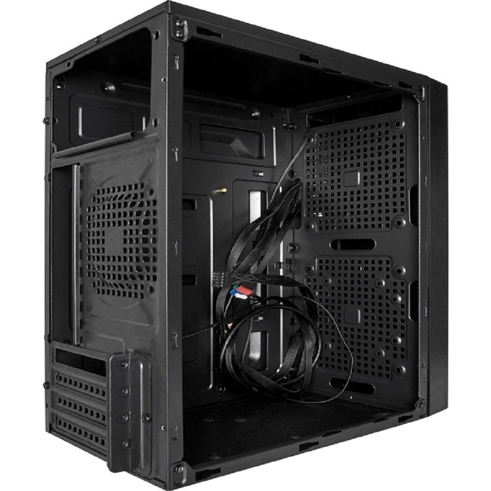 Exegate EX299147RUS Корпус Minitower ExeGate BAA-104U-UNS400 (mATX, БП UNS400 с вент. 12см, 2*USB+1*USB3.0, аудио, черный)