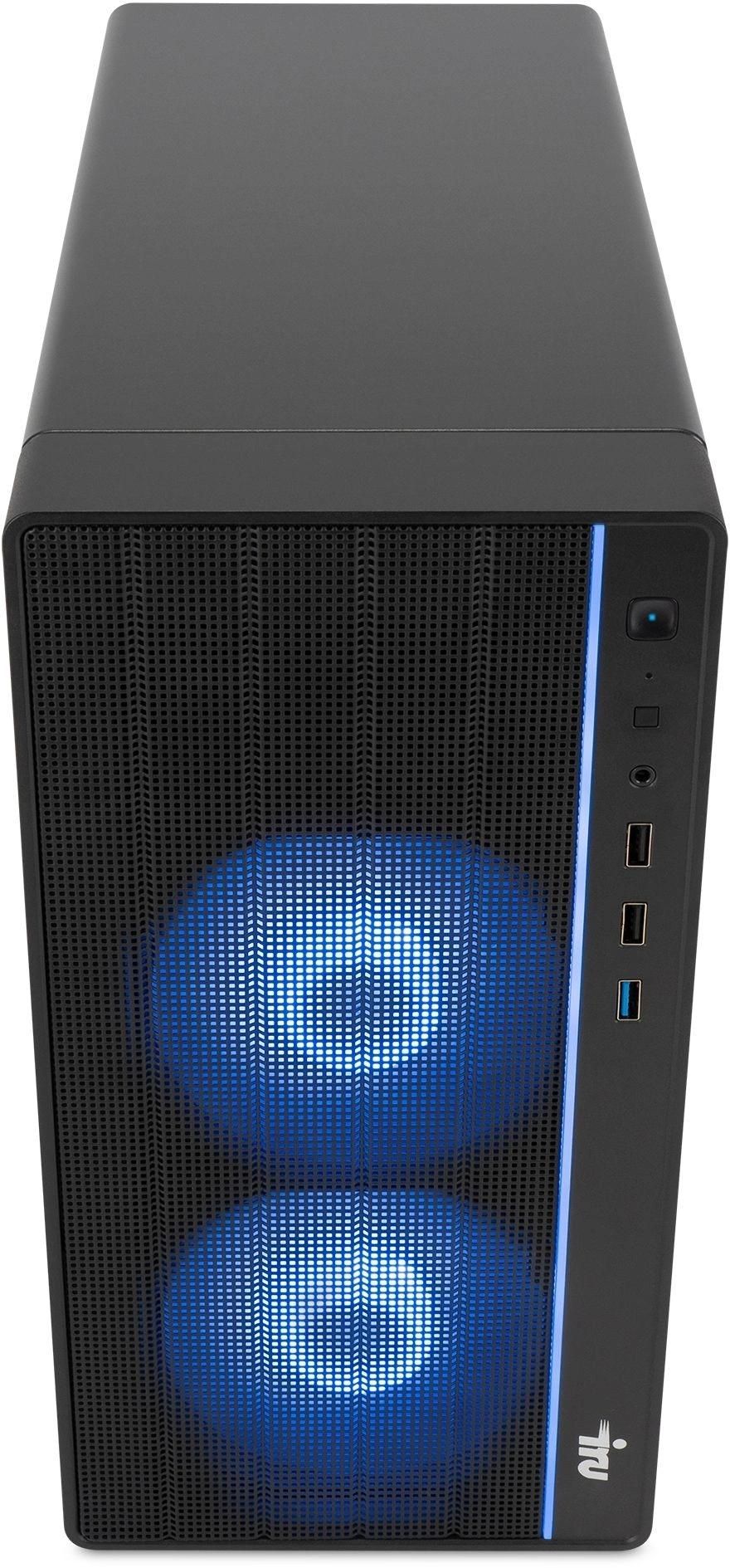 ПК IRU Tactio 320A5SEA MT Ryzen 5 5500 (3.6) 16Gb SSD512Gb RTX3050 6Gb без ОС GbitEth 500W черный (RUS) (2195819)