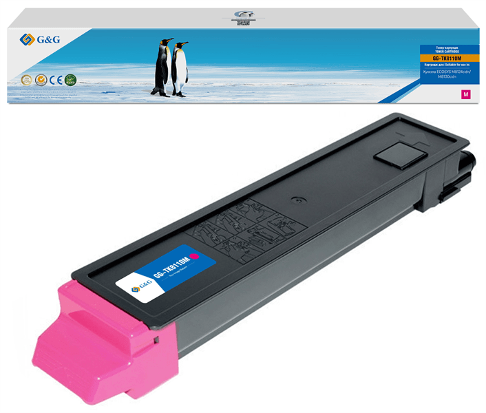 Картридж G&G toner-cartridge для Kyocera ECOSYS M8130cidn/M8124cidn TK-8110M 1T02P3BAX0 6 000 стр. пурпурный гарантия 36 мес.