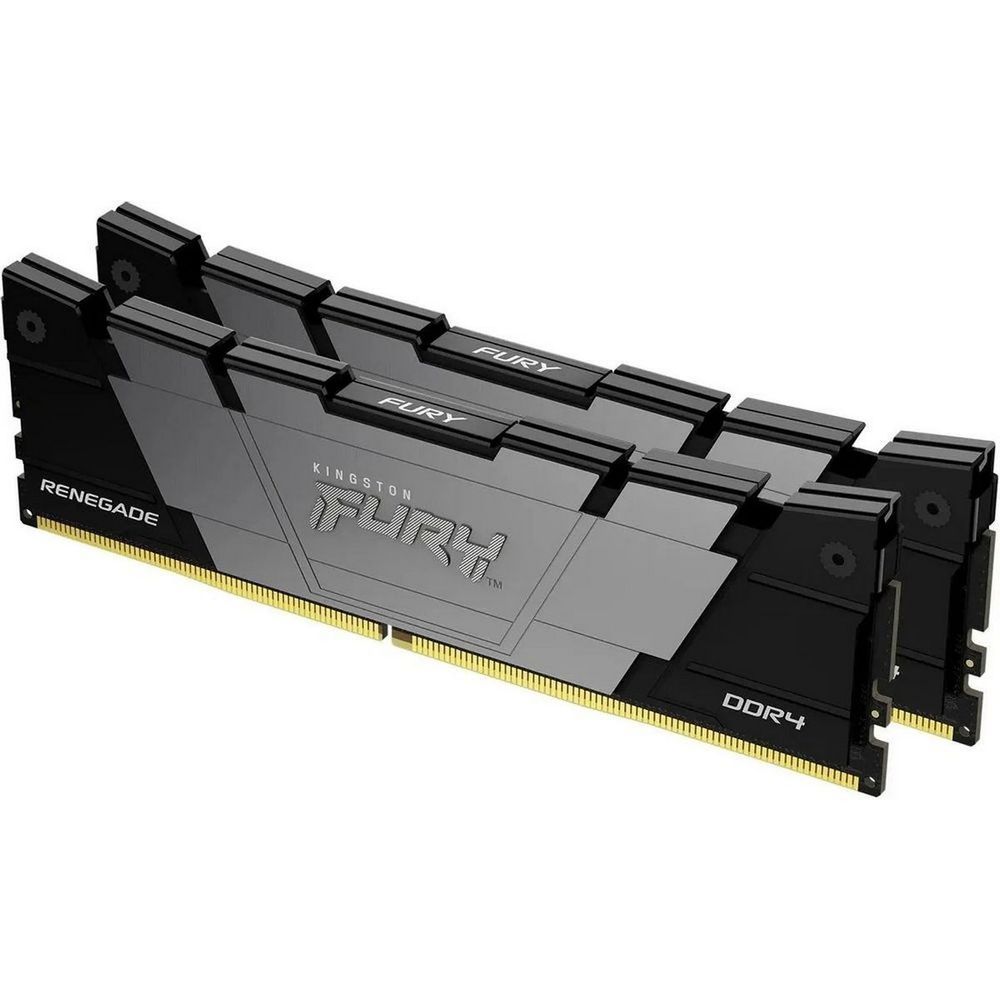 Модуль памяти Kingston 32GB DDR4 4000 FURY Renegade Black XMP Non-ECC Unbuffered DIMM (Kit 2*16gb) 2RX8 19-23-23 1.35V 288-pin 8Gbit