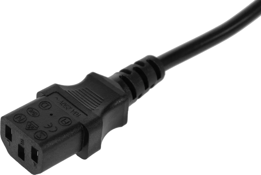 Кабель AT15270 CEE 7/7 IEC 320 C5 1.8м черный