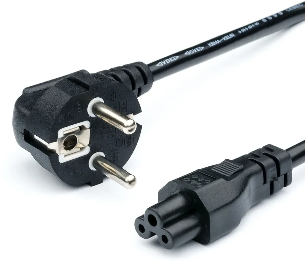 Кабель AT15270 CEE 7/7 IEC 320 C5 1.8м черный