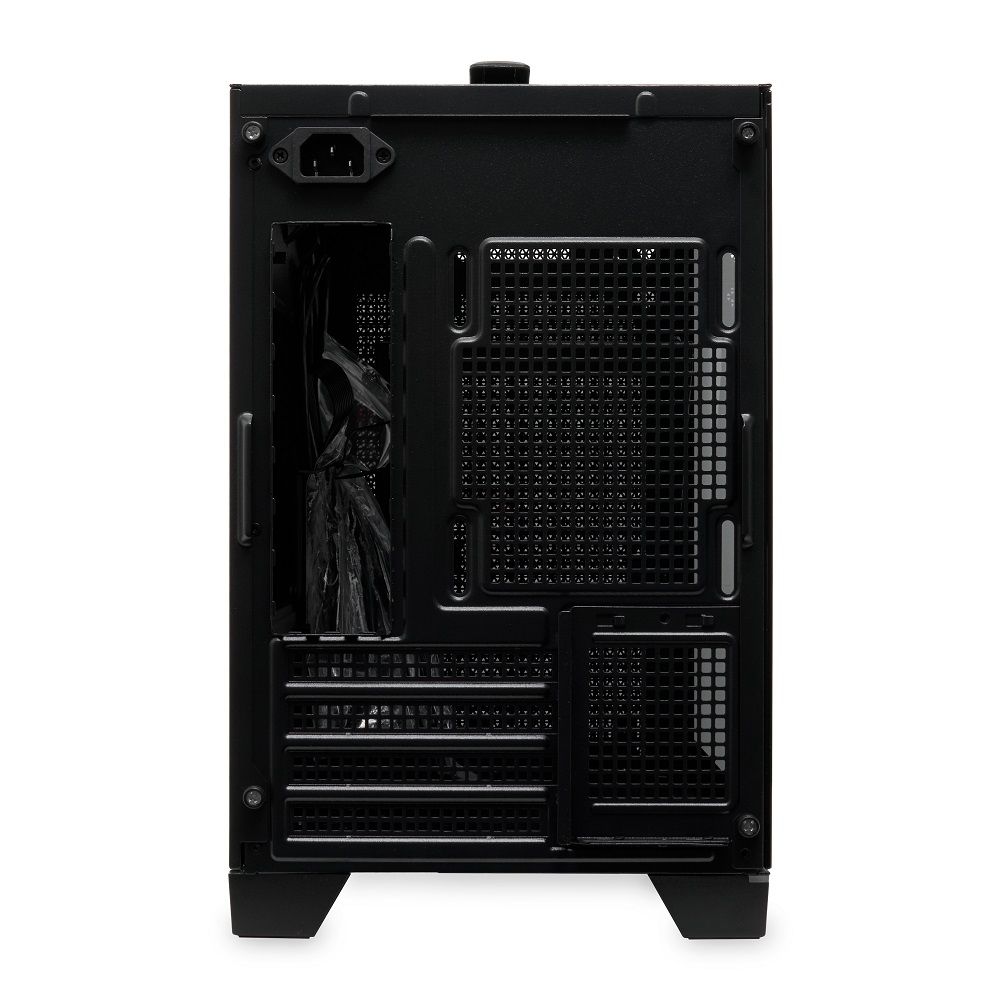 Корпус без блока питания/ Case HSPD M211, Mesh Mini-tower, Black, TG, 0.7 SPCC, no fans,mATX, mITX, 175/330/150mm, 2x2.5", 1x3.5", 4xPCI, 2xUSB-A 3.0, ARGB strip, 336x211x350mm