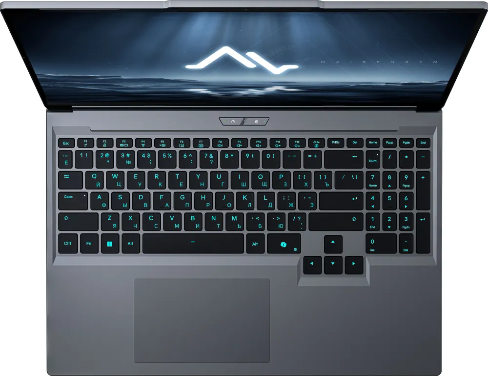 Ноутбук Maibenben X16C-i54456 Core i5 14450HX 16Gb SSD1Tb NVIDIA GeForce RTX 5060 8Gb 16" IPS FHD+ (1920x1200) Windows 11 Home grey WiFi BT Cam 5200mAh (X16C-I544560G44HG4E10)