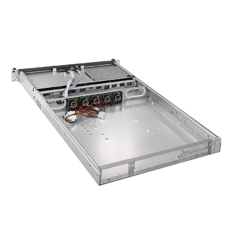 Exegate EX264267RUS Серверный корпус Exegate Pro 1U660-HS04 <RM 19",  высота 1U, глубина 660, без БП, 4xHotSwap, USB>