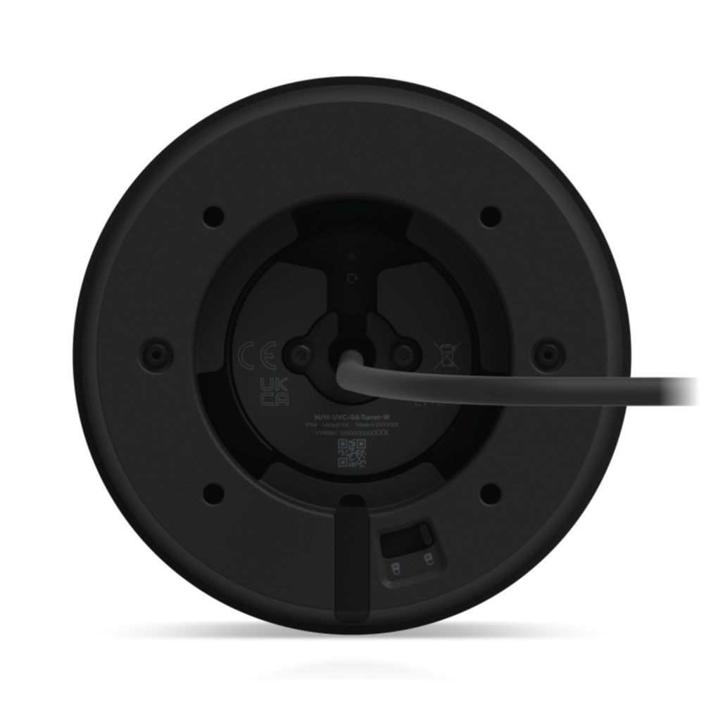 Камера видеонаблюдения Ubiquiti UniFi Protect Camera G6 Turret Black  4K (8MP), 30 к/с, 109,9°, Multi-TOPS AI Engine, ИК-подсветка до 30 м