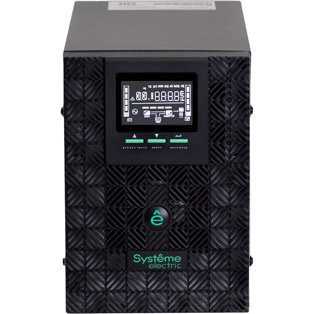 ИБП Smart-Save SMX-Tower Systeme Electric 3000 ВА, 230 В, 1:1, Внутренние АКБ 48В, 3хShuko