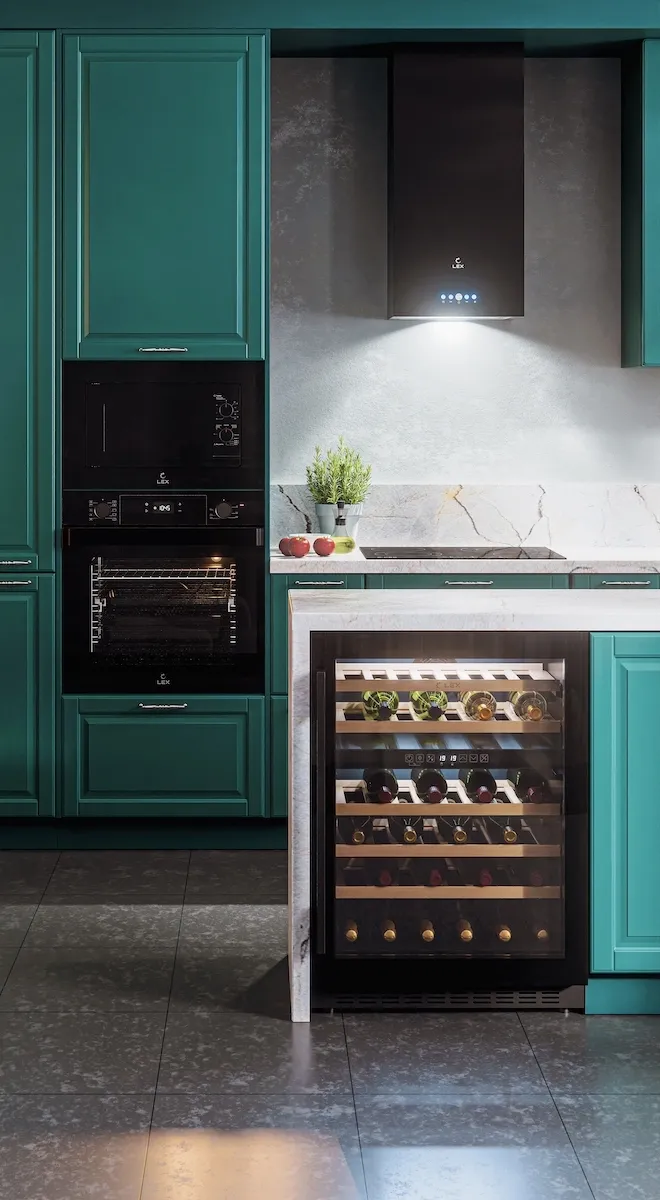 Духовой шкаф Электрический Lex EDP 610 BL Wide Series черный