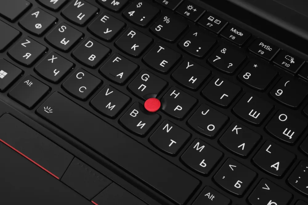 Ноутбук Lenovo ThinkPad E14 G7 Core 5 210H 16Gb SSD512Gb Intel Graphics 14" IPS WUXGA (1920x1200)/ENGKBD Windows 11 Pro black WiFi BT Cam (21T9002HUS)