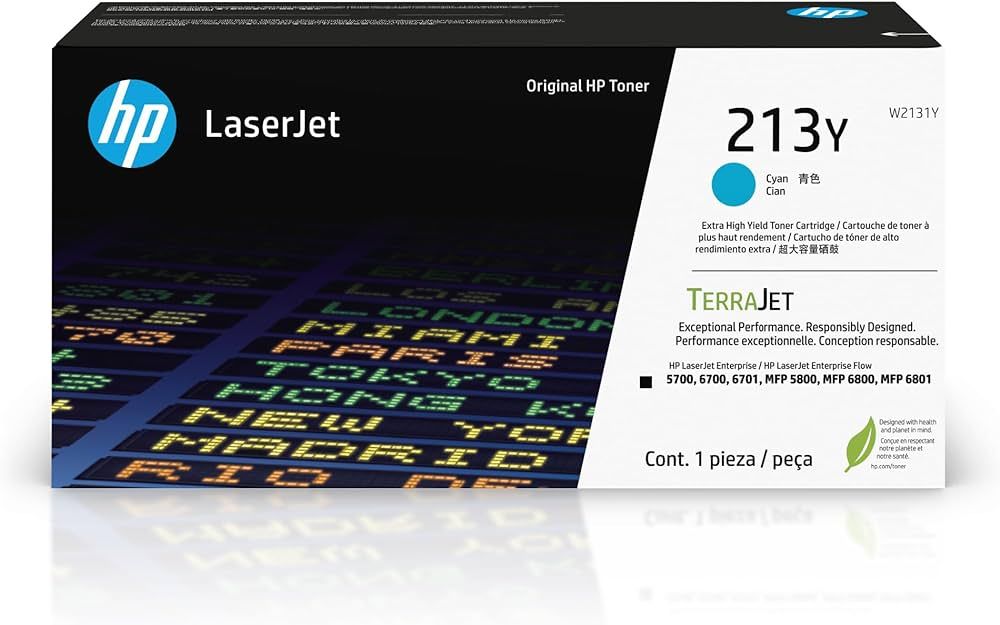 Тонер-картридж/ HP 213Y Cyan Extra High Yield Original LaserJet Toner Cartridge