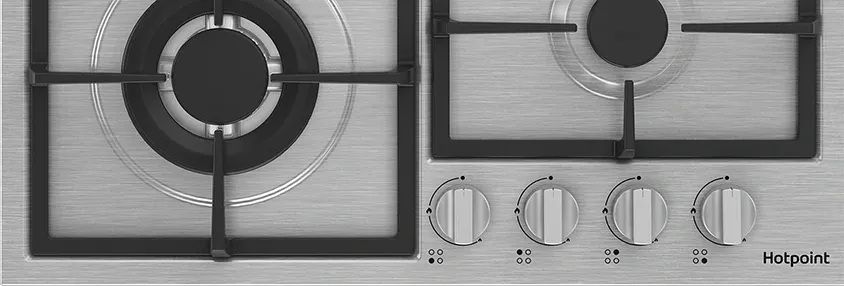 Газовая варочная поверхность Hotpoint HGMT 642 W IX серебристый