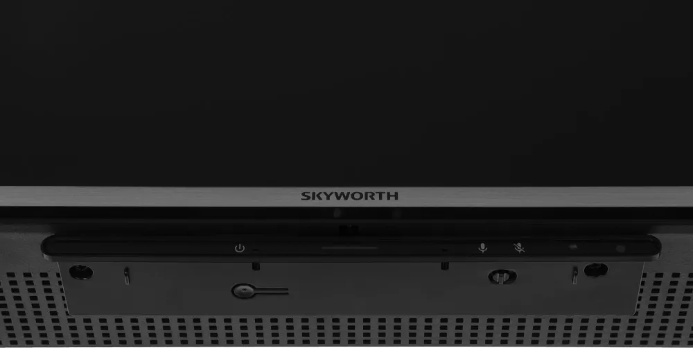 Телевизор QLED Skyworth 43" 43Q66G Google TV Frameless черный/серебристый 4K Ultra HD 60Hz DVB-T DVB-T2 DVB-C DVB-S DVB-S2 USB WiFi Smart TV