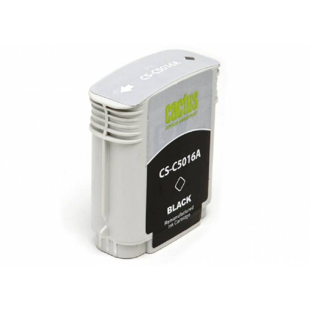 Картридж струйный Cactus CS-C5016A №84 черный (72мл) для HP DJ 10PS/20PS/30GP/50PS/90/120/130DE с чипом