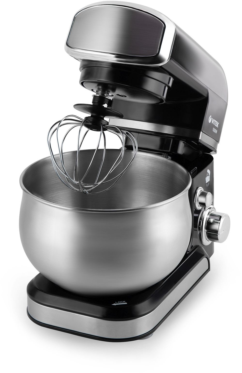 Кухонная машина Vitek Loft Professional VT-4115 планетар.вращ. 1000Вт черный/стальной