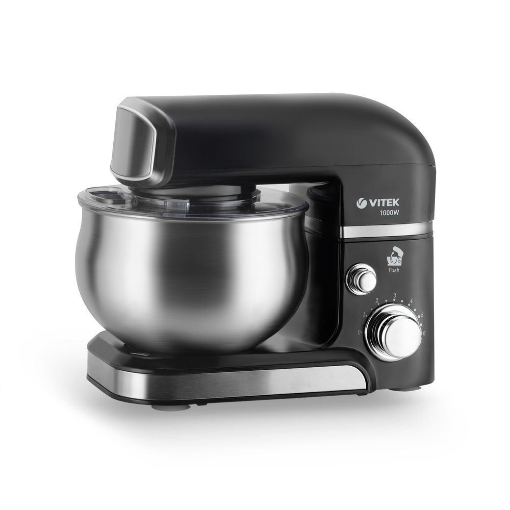 Кухонная машина Vitek Loft Professional VT-4115 планетар.вращ. 1000Вт черный/стальной