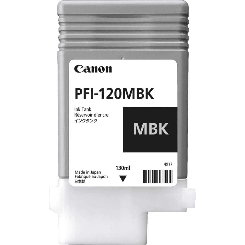Картридж струйный Canon PFI-120MBK 2884C001 черный матовый (130мл) для Canon imagePROGRAF TM-200/205