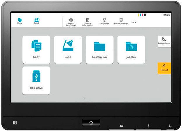 МФУ лазерный Kyocera TASKalfa 2554ci (Базовый блок) (1102YP3NL0/1102YP3NLV) A3 Duplex Net темно-серый