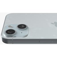 Смартфон Apple A3090 iPhone 15 128Gb голубой моноблок 3G 4G 1Sim 6.1" 1179x2556 iOS 17 48Mpix 802.11 a/b/g/n/ac/ax NFC GPS GSM900/1800 Protect