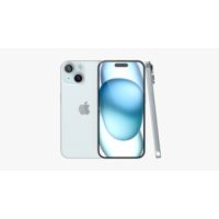 Смартфон Apple A3090 iPhone 15 128Gb голубой моноблок 3G 4G 1Sim 6.1" 1179x2556 iOS 17 48Mpix 802.11 a/b/g/n/ac/ax NFC GPS GSM900/1800 Protect