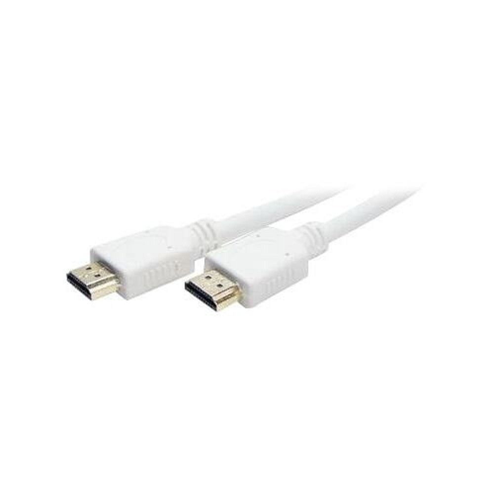 Кабель HDMI Cablexpert CC-HDMI4-W-10, 3м, v1.4, 19M/19M, белый, позол.разъемы, экран, пакет