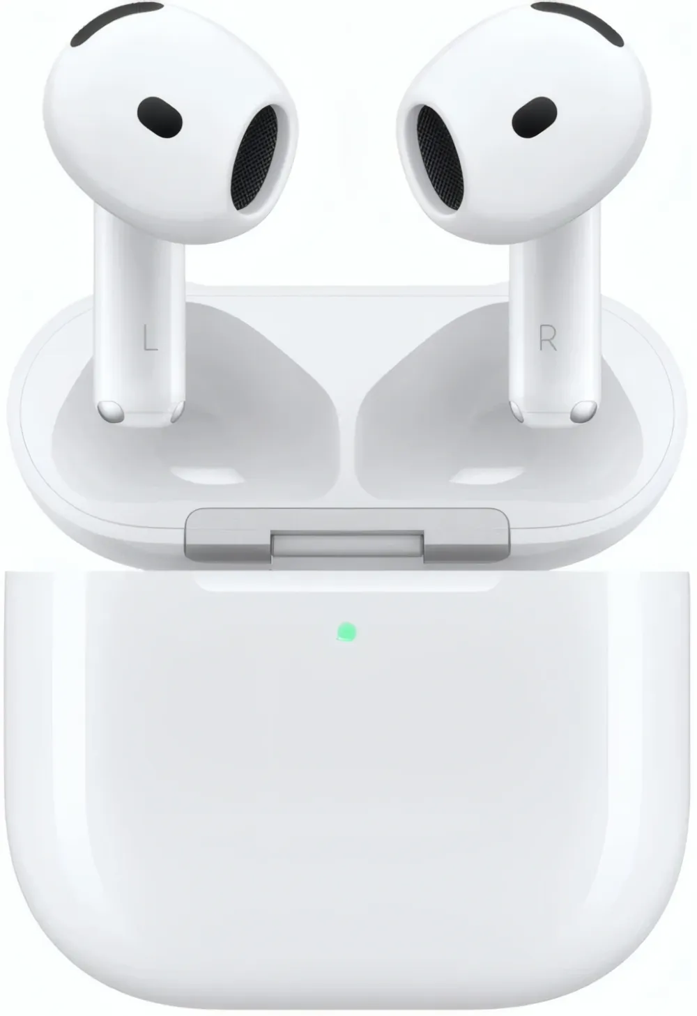 Гарнитура вкладыши Apple AirPods 4 ANC A3055,A3056,A3059 белый беспроводные bluetooth в ушной раковине (MXP93ZP/A)