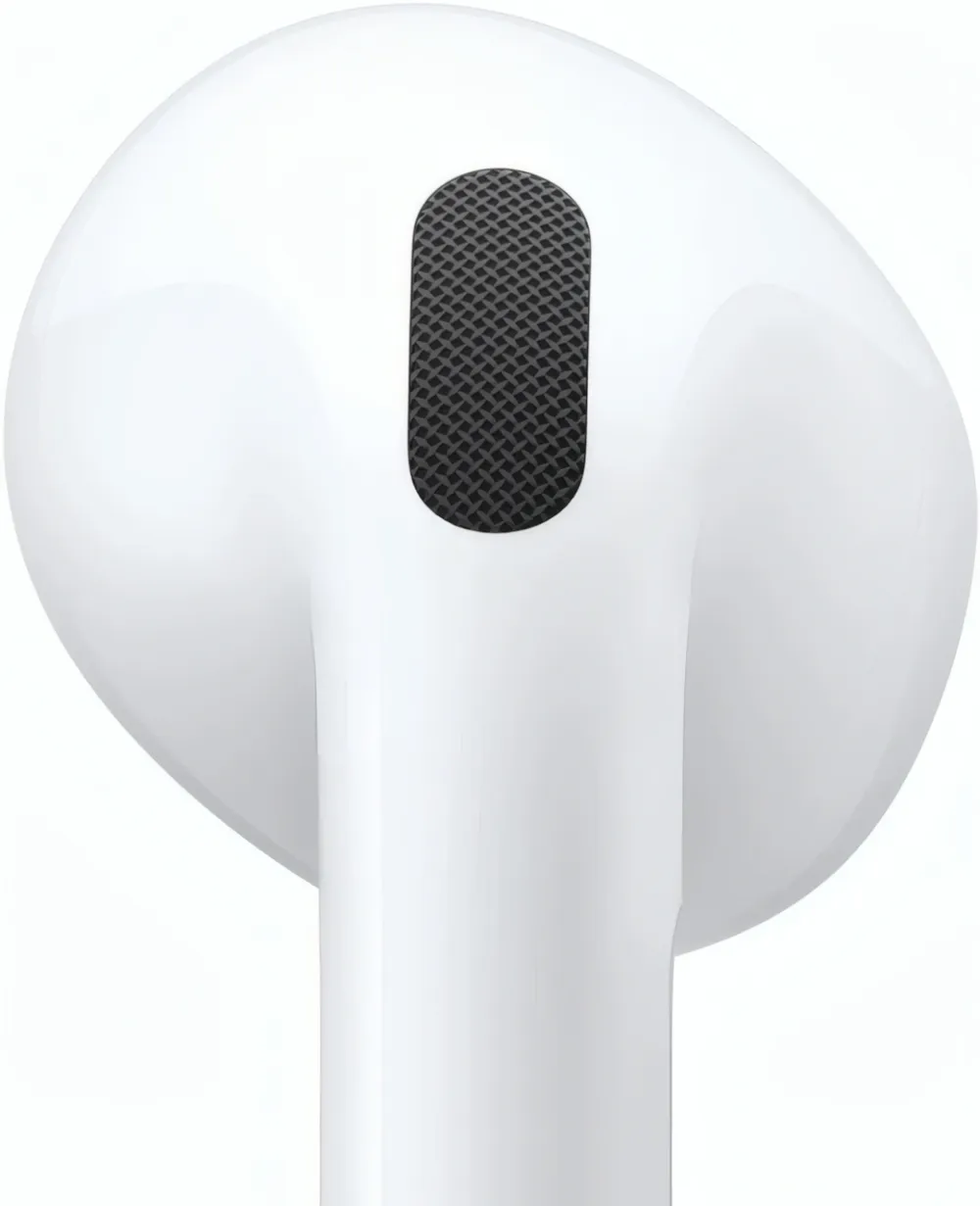 Гарнитура вкладыши Apple AirPods 4 ANC A3055,A3056,A3059 белый беспроводные bluetooth в ушной раковине (MXP93ZP/A)