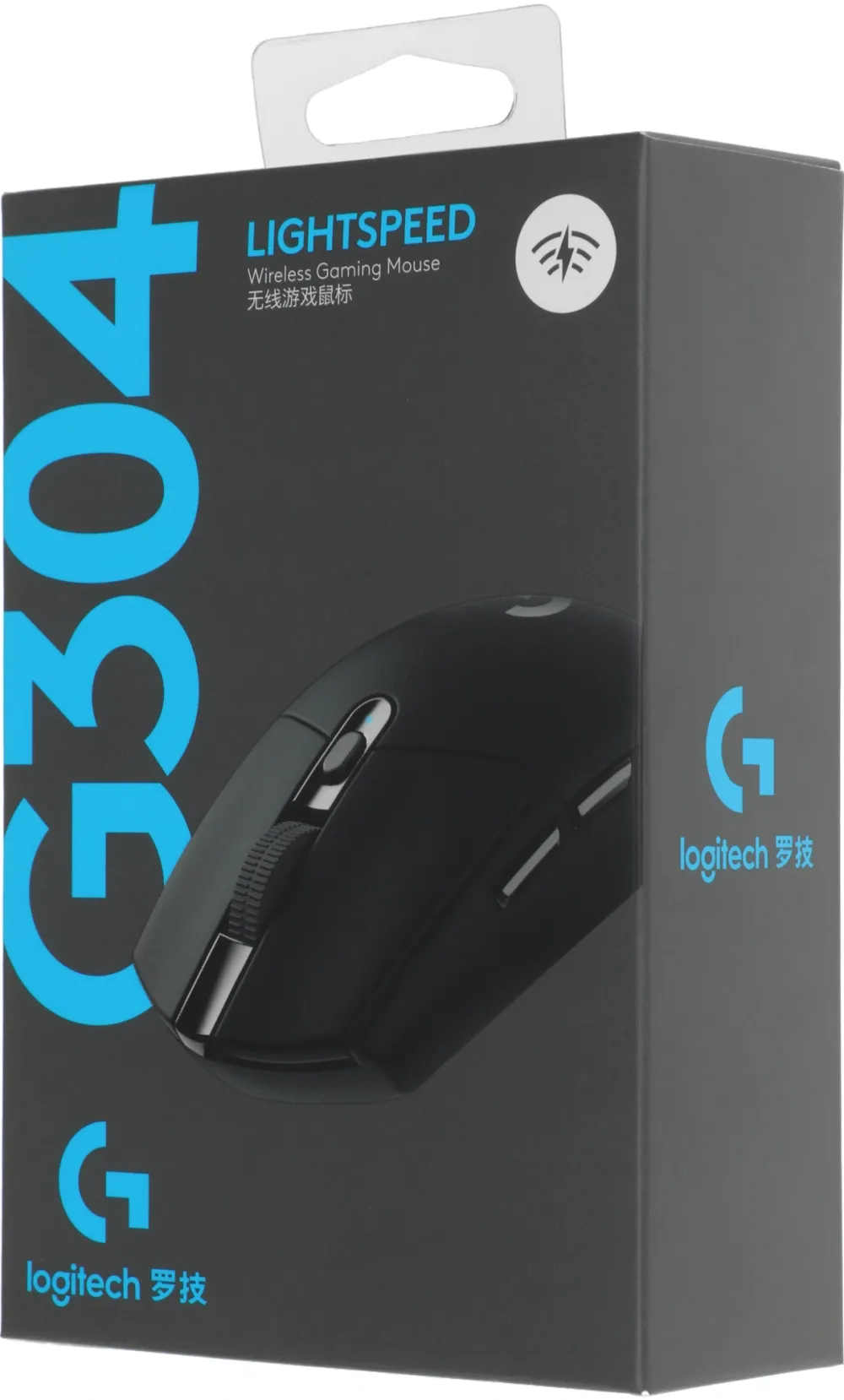 Мышь Logitech Мышь игровая Logitech G304 Lightspeed Black черная, 200-12000dpi, беспроводная 2.4GHz, USB приемник LIGHTSPEED™, 6 программируемых кнопок, под обе руки