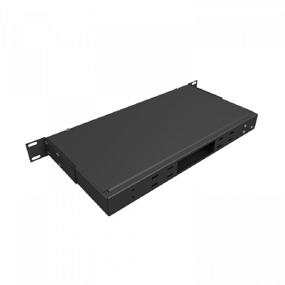 NTSS Кросс NTSS оптический 19'' укомплектованный 1U, 32 порта SC/UPC, 9/125 мкм (сплошная панель, сплайс-кассета, пигтейлы, КДЗС, адаптеры) черный RAL 9005 NTSS-RFOB-1U-32-SC/U-9-SP1.5G0AY-BL