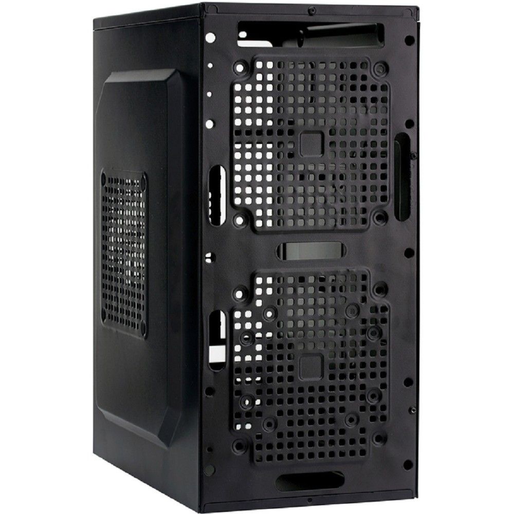 Exegate EX299148RUS Корпус Minitower ExeGate BAA-104U-UNS450 (mATX, БП UNS450 с вент. 12см, 2*USB+1*USB3.0, аудио, черный)
