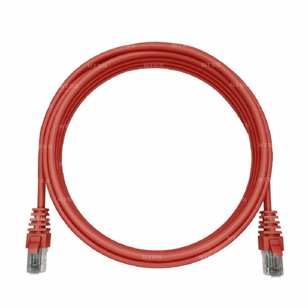 NTSS Патч-корд NTSS PREMIUM 2xRJ45/8P8C, T568B UTP CAT5e LSZH 1,5 метра, красный NTSS-PC-PM-UTP-RJ45-5e-1.5-LSZH-RD
