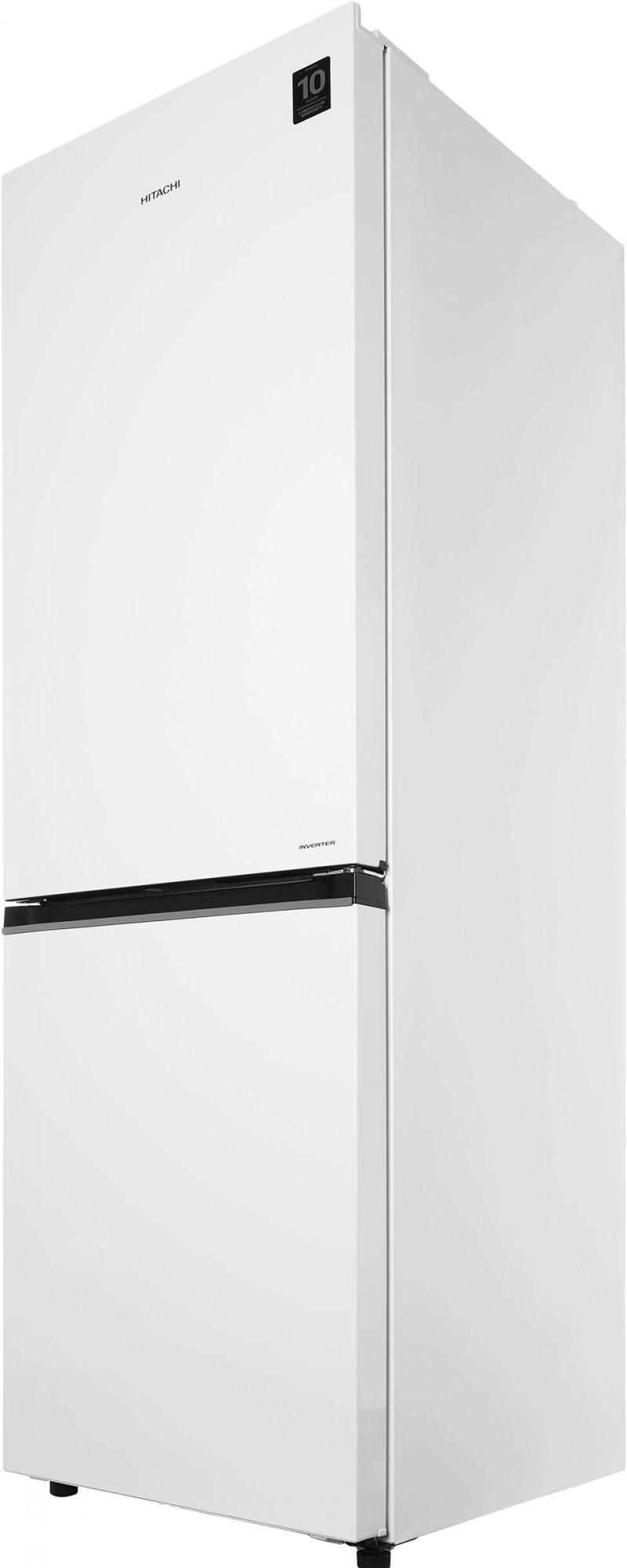 Холодильник Hitachi R-B410PUC6 PWH 2-хкамерн. белый глянц. инвертер