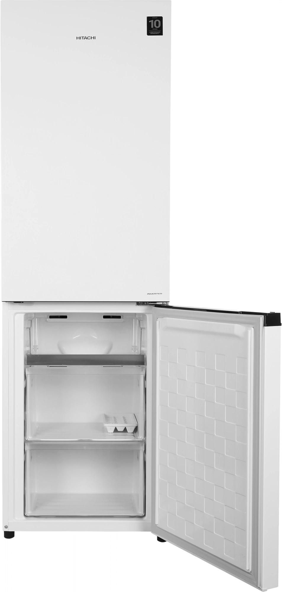 Холодильник Hitachi R-B410PUC6 PWH 2-хкамерн. белый глянц. инвертер