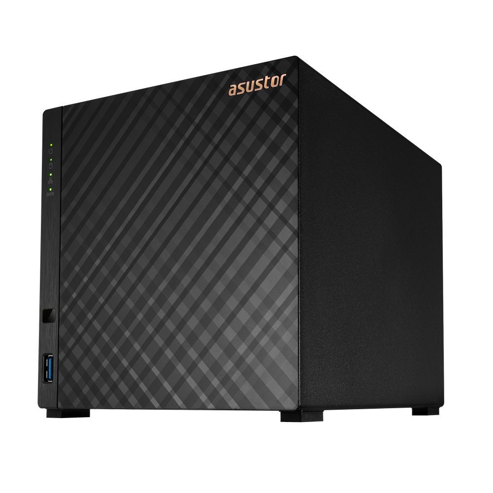 Платформа СХД ASUSTOR AS1104T 4 Bay (Max.12) 2.5GLAN 1GB DDR4 2xUSB (831326)