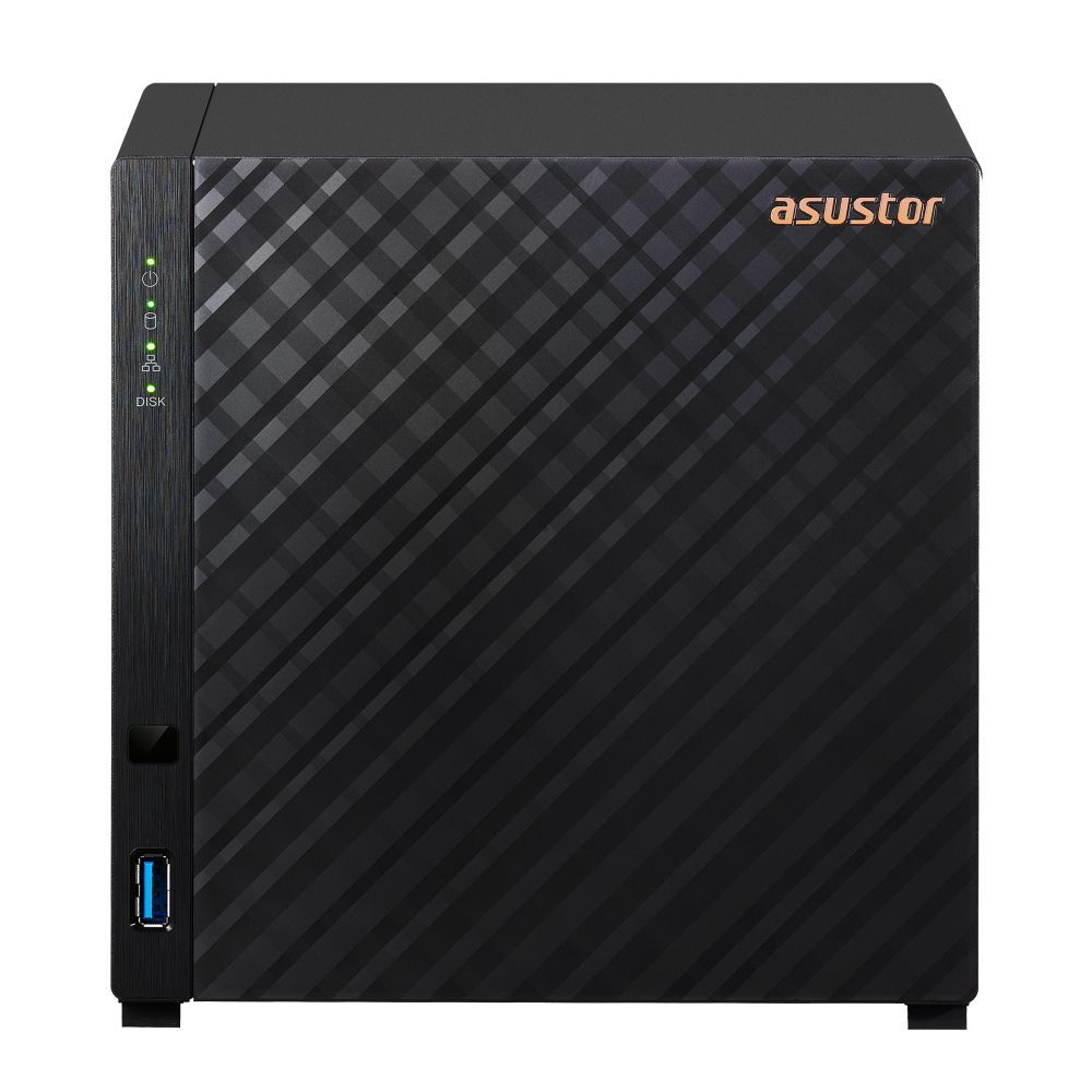 Платформа СХД ASUSTOR AS1104T 4 Bay (Max.12) 2.5GLAN 1GB DDR4 2xUSB (831326)