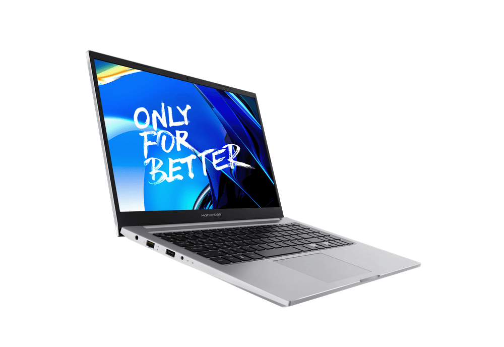 Ноутбук/ Maibenben M575 15.6"(1920x1080 (матовый) IPS)/AMD Ryzen 5 7430U(2.3Ghz)/8192Mb/512PCISSDGb/Int:AMD Radeon/Cam/BT/WiFi/49.6WHr/war 1y/1.65kg/Silver/Linux + Screen 60Hz, 16:9