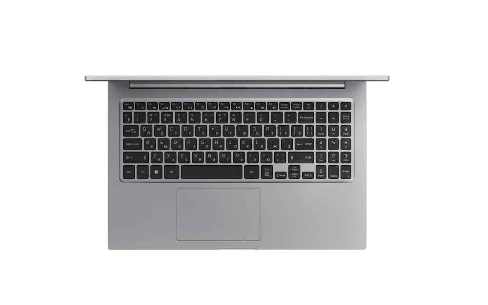 Ноутбук/ Maibenben M575 15.6"(1920x1080 (матовый) IPS)/AMD Ryzen 5 7430U(2.3Ghz)/8192Mb/512PCISSDGb/Int:AMD Radeon/Cam/BT/WiFi/49.6WHr/war 1y/1.65kg/Silver/Linux + Screen 60Hz, 16:9