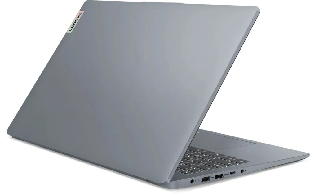 Ноутбук Lenovo IdeaPad Slim 3 15IRH8 Core i7 13620H 16Gb SSD512Gb Intel UHD Graphics 15.6" IPS FHD (1920x1080) без ОС grey WiFi BT Cam (83EM003TPS)